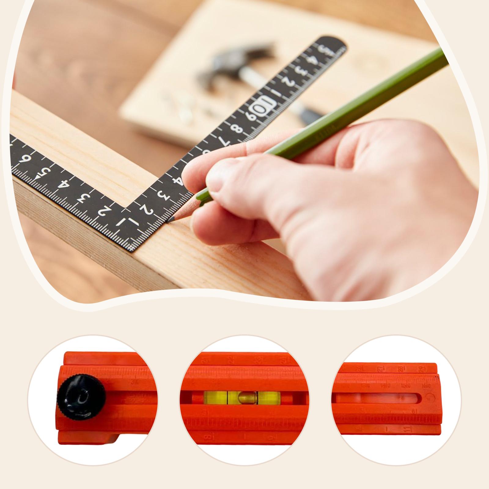 Woodworking For Engineers - Измерительная линейка для деревообработки, угломер, точная,