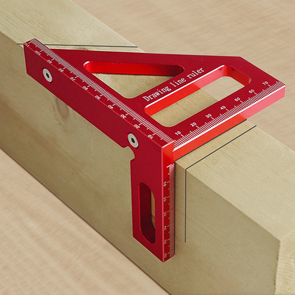 Woodworking For Engineers - Столярный угломер-транспортир из алюминиевого сплава, высокоточный