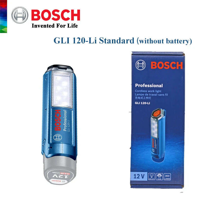 Woodworking Diy - Аккумуляторный фонарь Bosch GLI 120-LI, ручной,