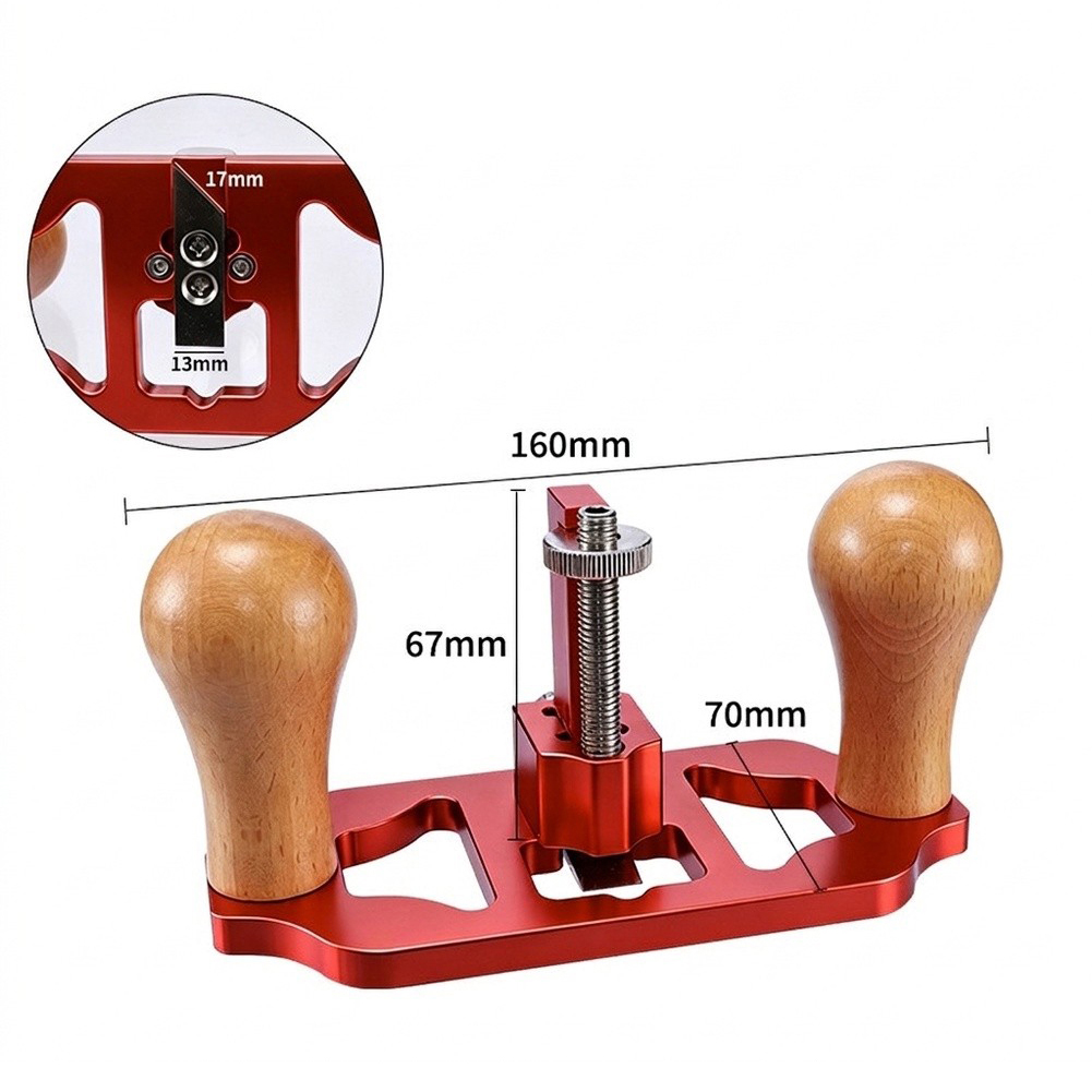 Router Plane Hand - Фрезер для деревообработки с алюминиевым корпусом,