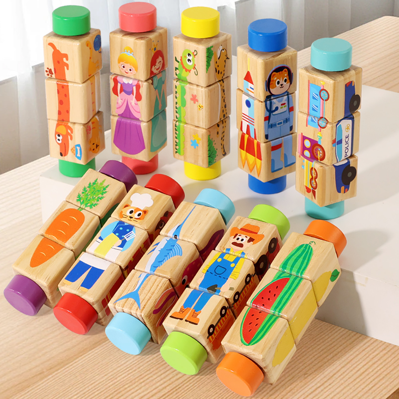 1 шт. Деревянная вращающаяся г – обзор и цена Woodworking Kids Toys