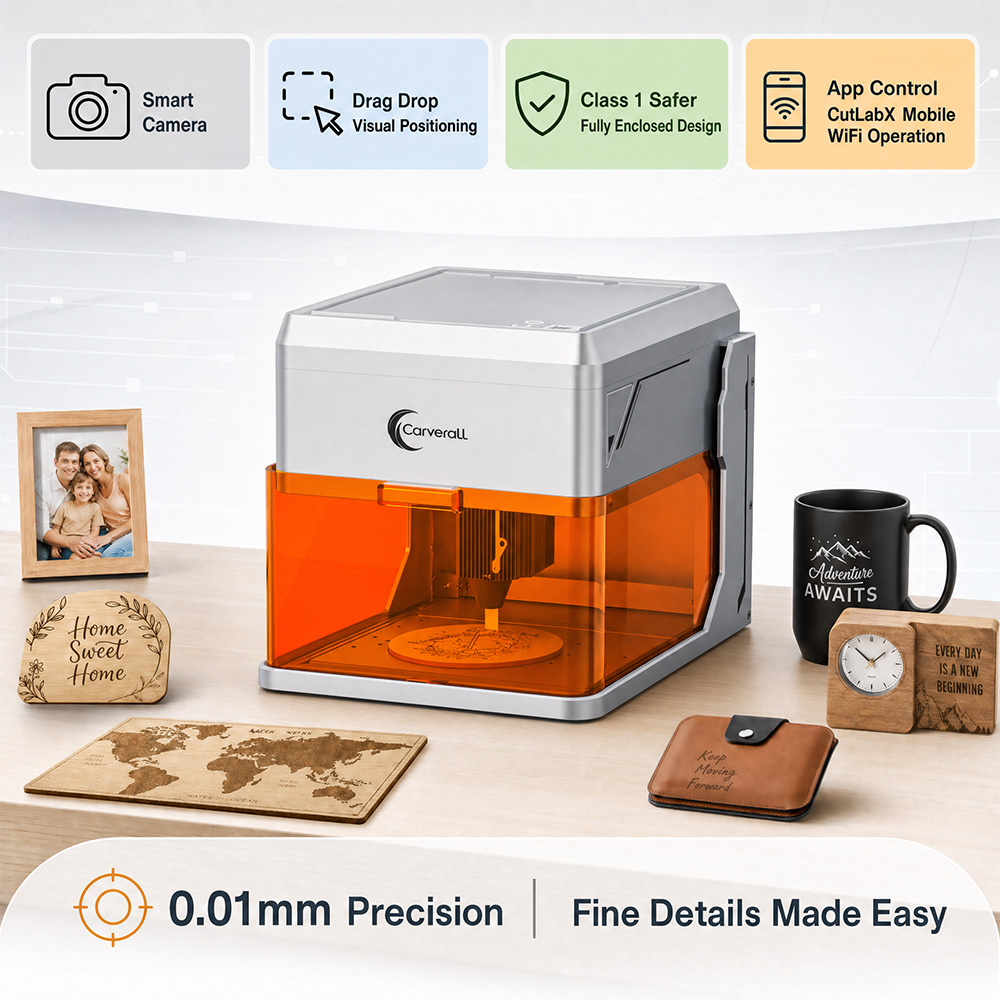 Лазерный гравер Carverall A1PR – обзор и цена Woodworking Veneer Cutter